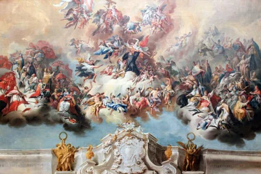 Der hl. Benedikt in der Glorie